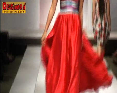 Models Showcasing Transparent Dresses on Ramp!!