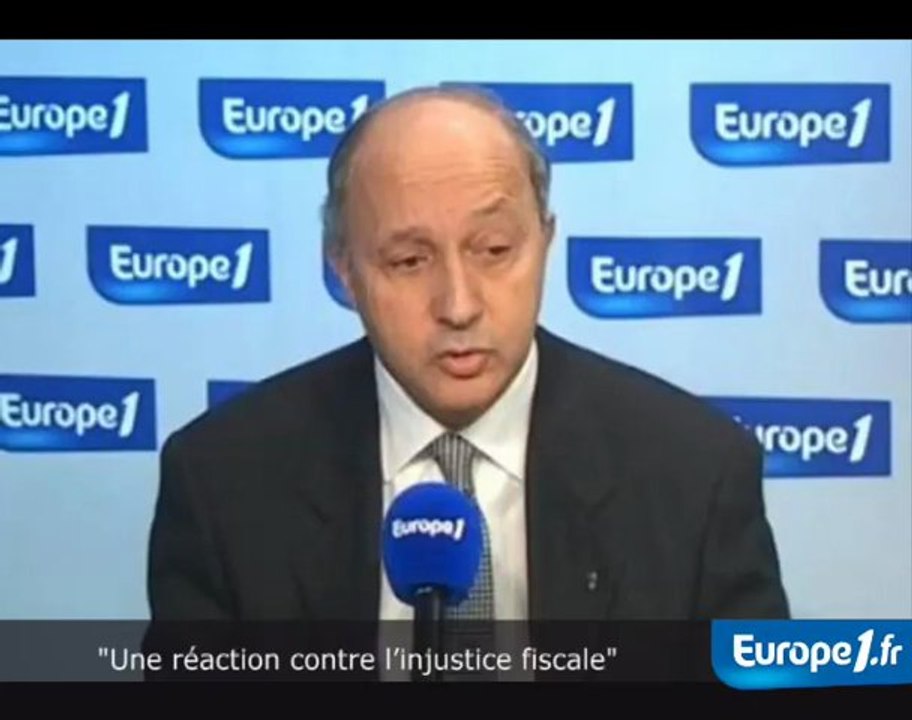 Fabius fustige "le boulet fiscal"