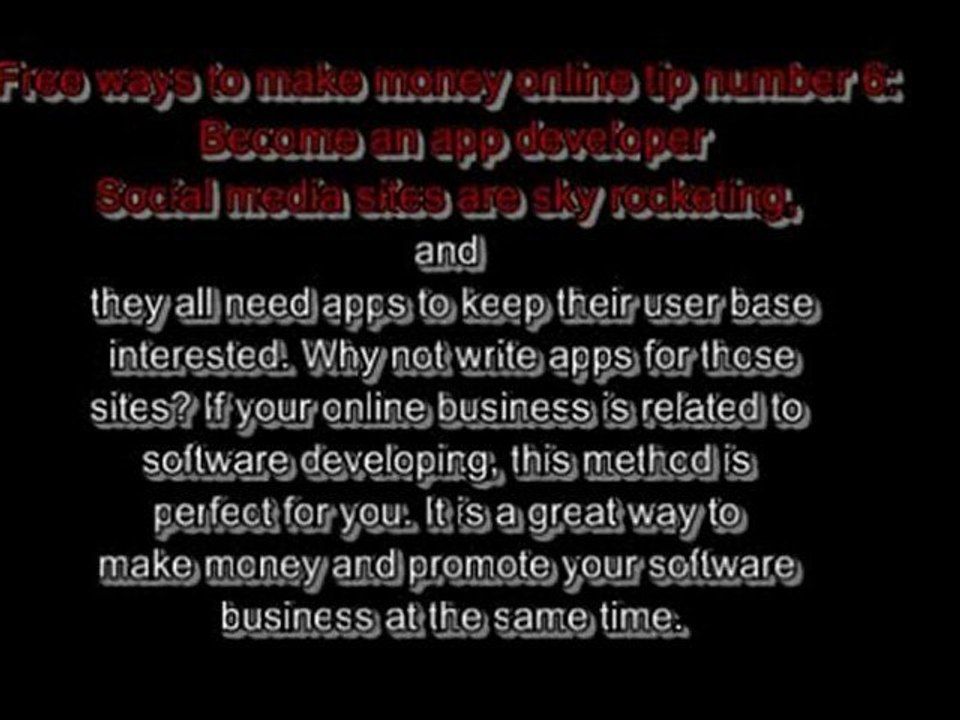 free ways to make money online 2