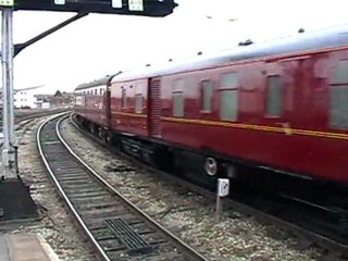 Steam lner A4 60019 bittern at  bristol tm on the 13.02.2010