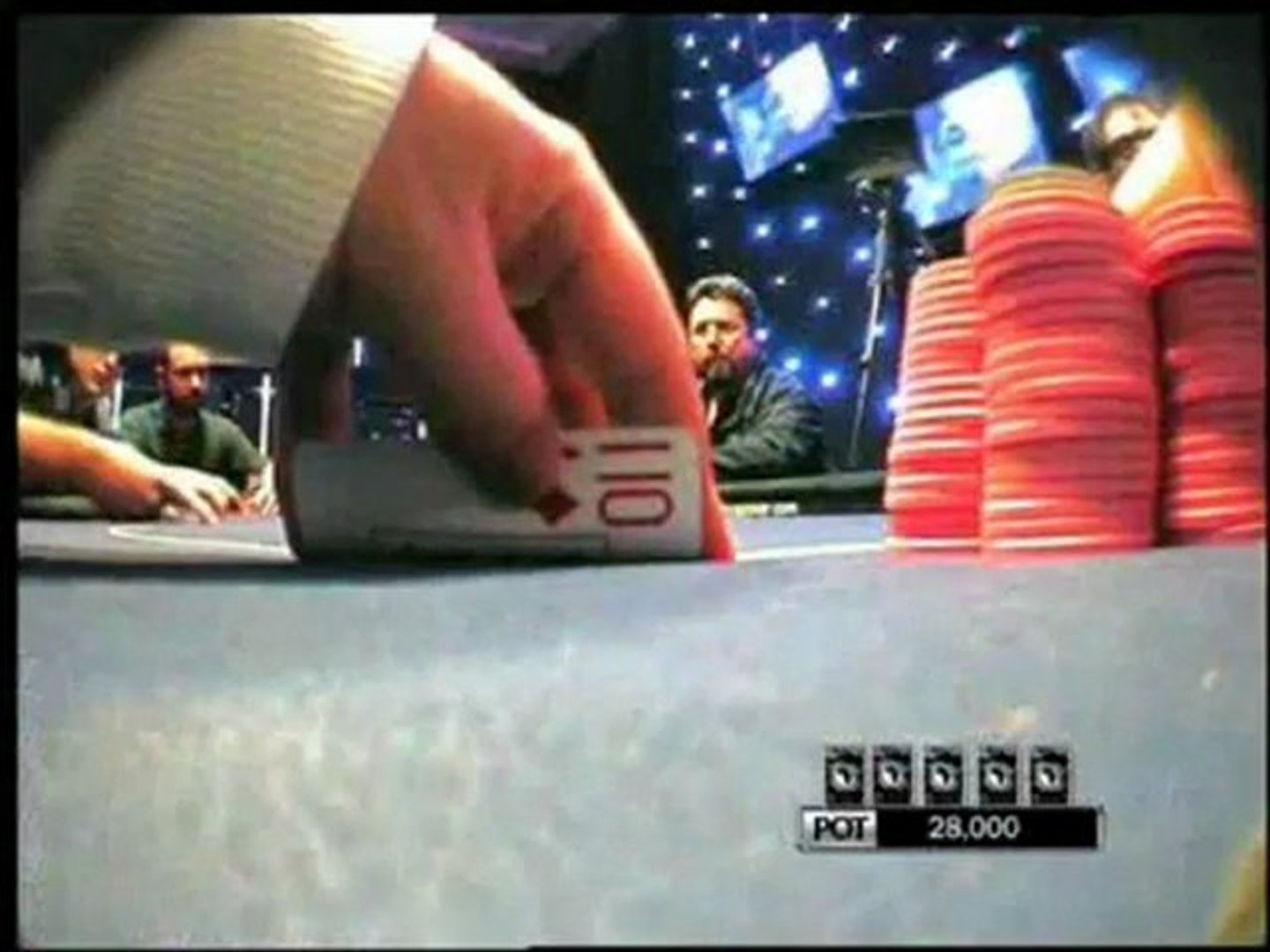 All in poker action!