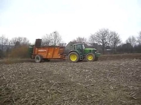 Evrard à l'épandage de Fumier 2010