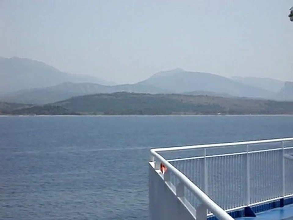 Greckie Wybrzeże w okolicach Korfu