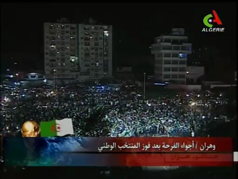 Algérie JT lendemain qualification mondial 2010 - (2)