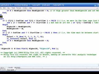 Tutorial 45 | Part 3 | Plot high of period defined by ...