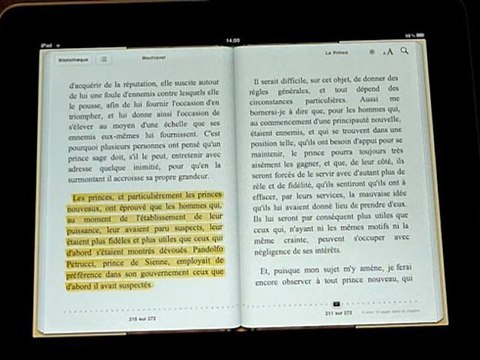 Découverte d'iBooks sur iPad