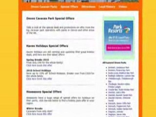 Devon Caravan Holidays