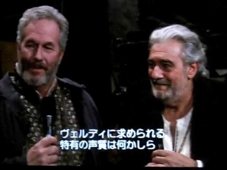Renée Fleming interviews Plácido Domingo  & James Morris