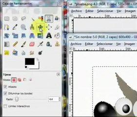 Gimp tutorial - Cortar imagenes y fotos