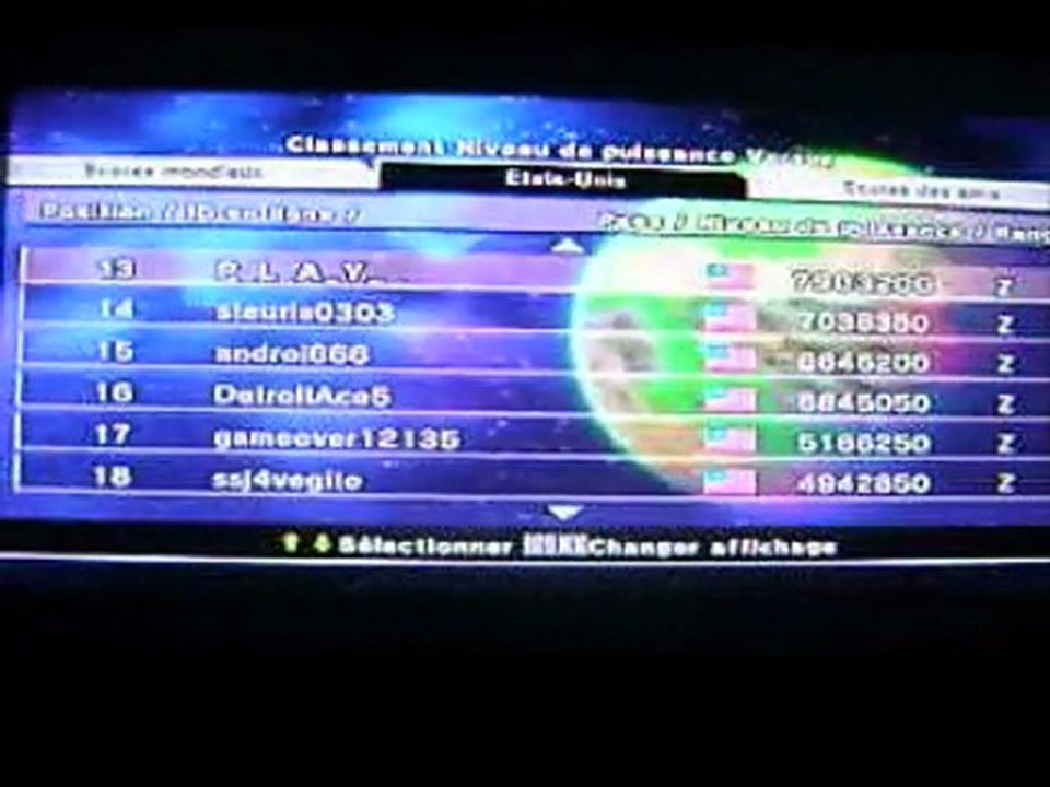 Dragon Ball Z Burst Limit classement PS3