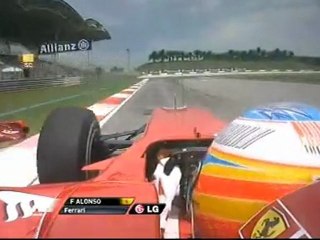 Malaysia FP2 Alonso onboard