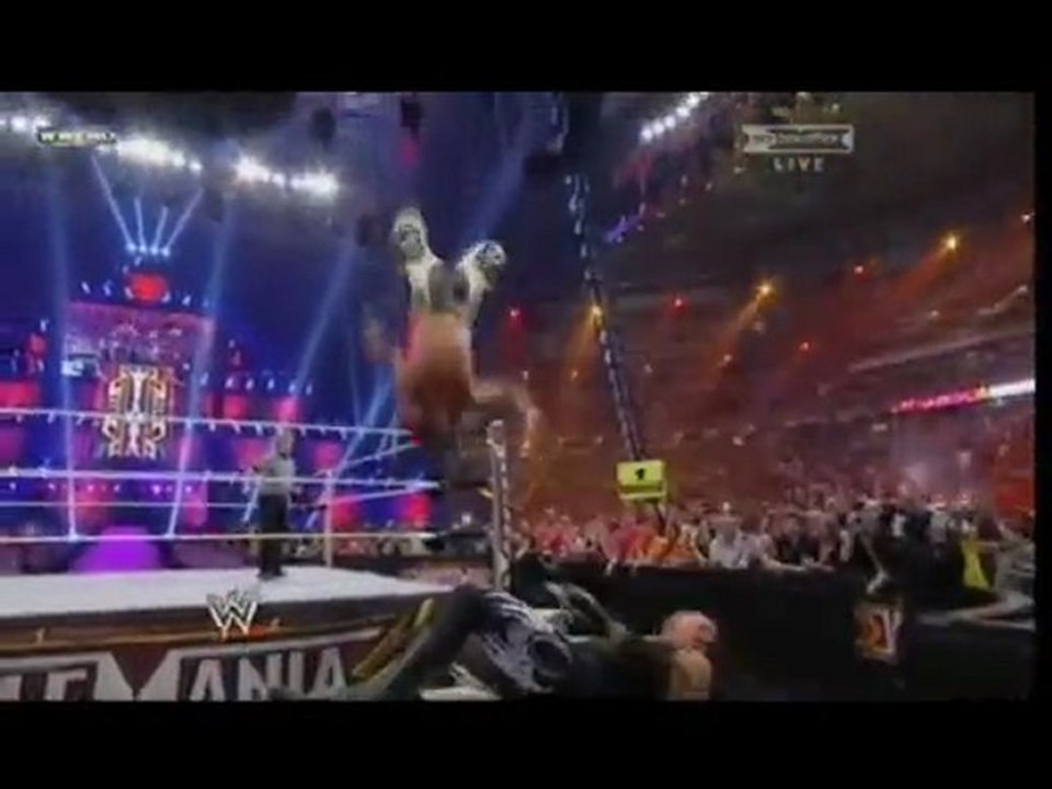 Wrestle Mania 26 The UnderTaker vs Shawn Michaels 3/4