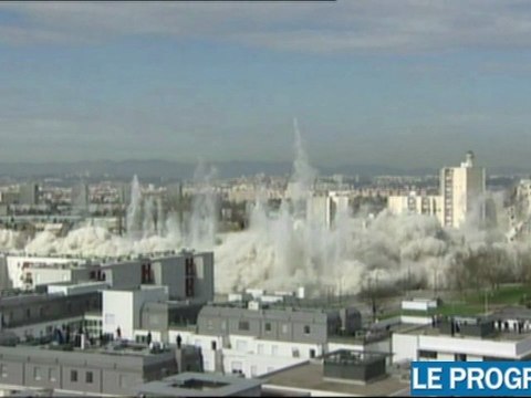 Démolition Pré de l'Herpe à Vaux-en-Velin