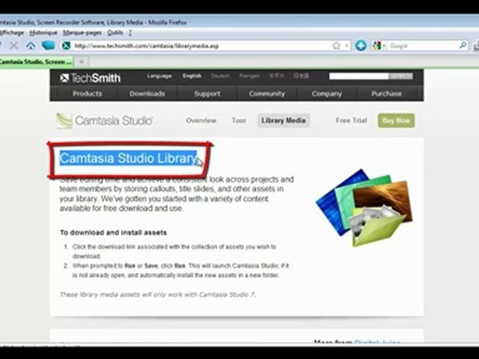 Camtasia 7, tour d'horizon