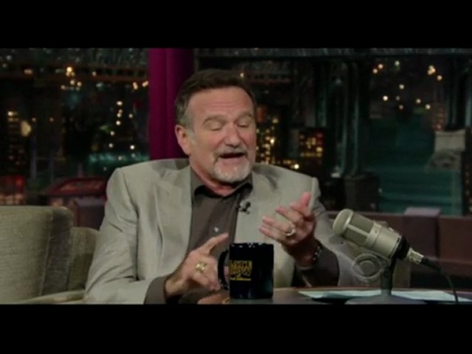 Robin Williams on Letterman - 3-29-10 - Part 1