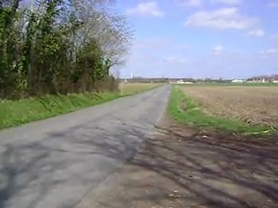 accélération "clio 3 rs  decat" vue de l'extérieur