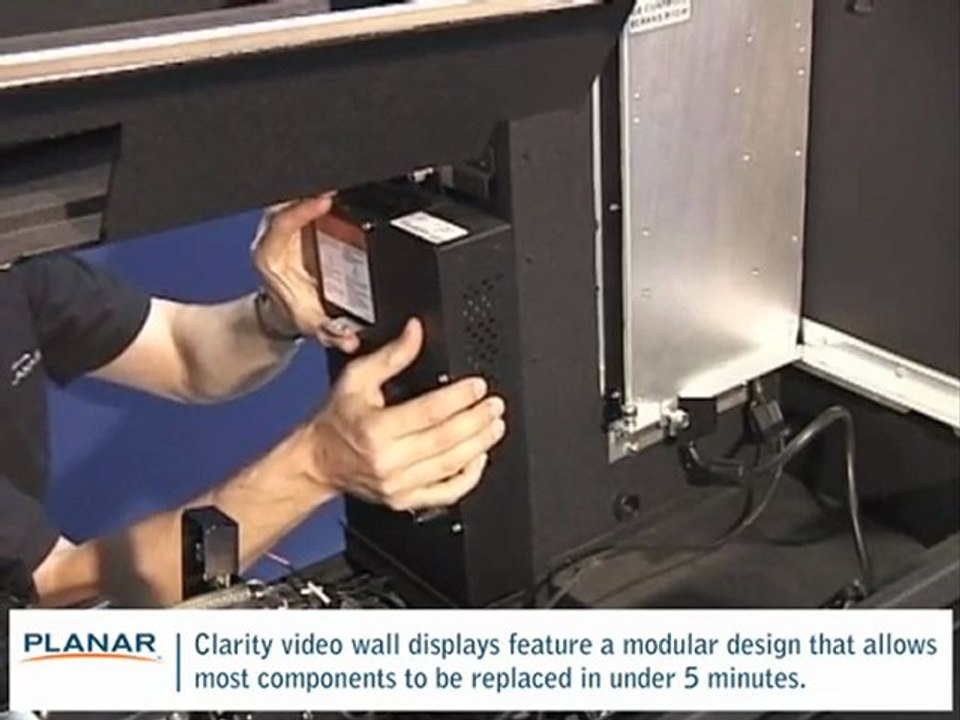 Planar Rear-Projection Video Walls: Replacing Power Supplies