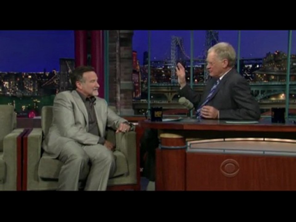 Robin Williams on Letterman - 3-29-10 - Part 2