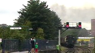 Steam 6024 king edward 1st  at bedminster on 23/8/2009