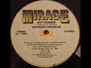 ANTHONY FRANKLIN - HOT NUMBER - 1983 - MIRAGE records