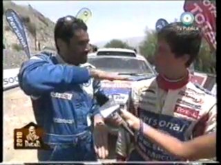 DAKAR Entrevista a orly Terranova, Nasser Al-Attiyah y Eduar