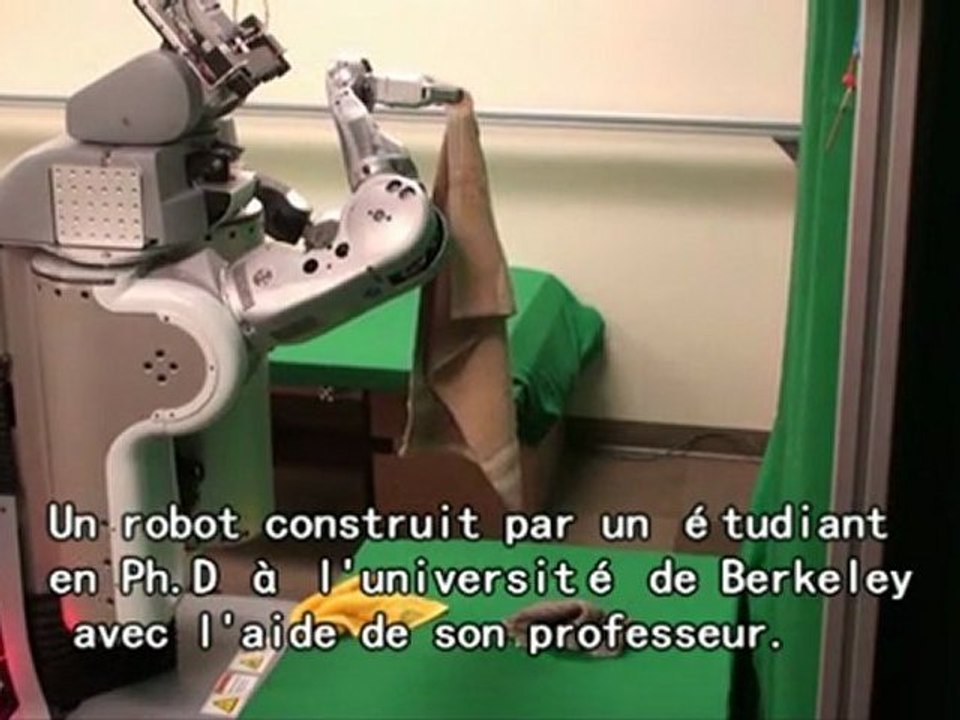 Robot qui plie le linge