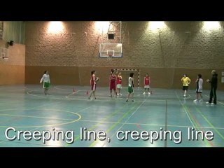 Ejercicio de tiro y Cambio de Posicion en Baloncesto