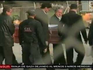 Examinan restos del mayor Guevara entregados por las FARC