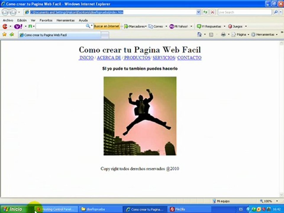 Como subir mis archivos de diseño a mi paginaweb