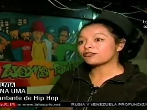 Nina Uma utiliza el Hip Hop medio de expresión en Bolivia