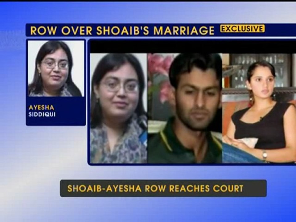 Ayesha Siddiqui seeks apology from Shoaib Malik