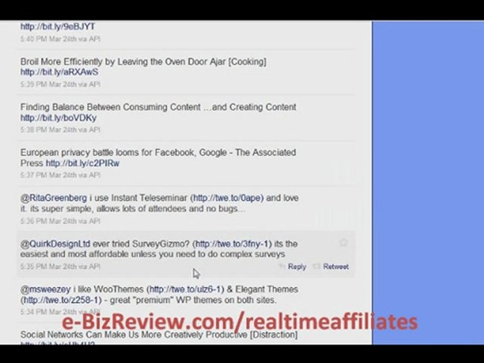 realtime affiliate connections