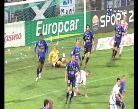 L2 / 2009-10 - AC Ajaccio 0-1 Bastia : Le résumé (plan large)
