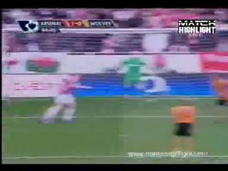 Arsenal vs Wolves 1 0 (Bendtner)