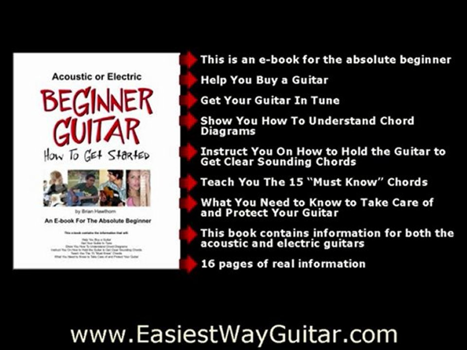 Beginner Guitar Tips e-book