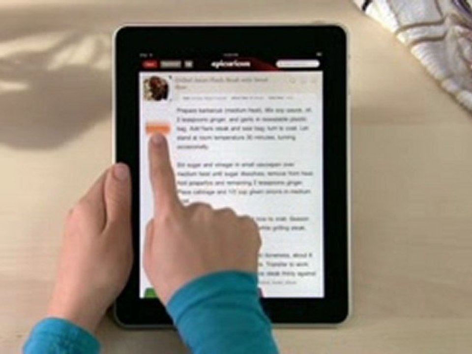 iPad Apps - Epicurious