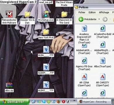Comment installer une police DAFONT sur son ordinateur (XP)