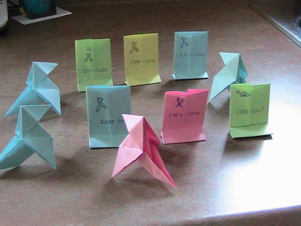 Une vie d`origami