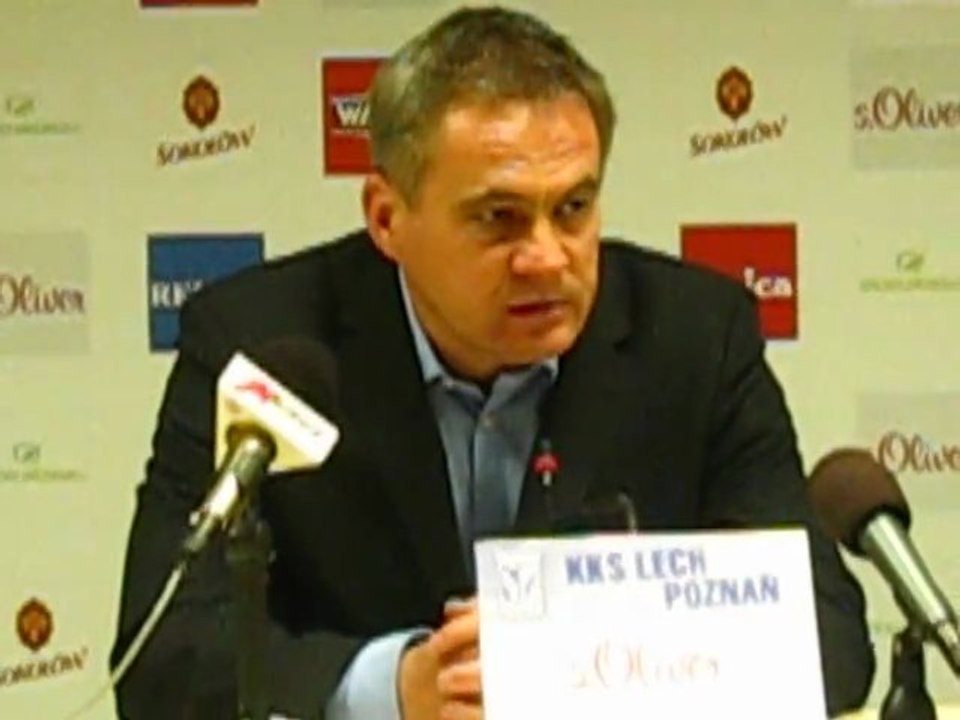 Trener Jacek Zieliński po meczu Lech - Legia 1:0 (3.04.2010)