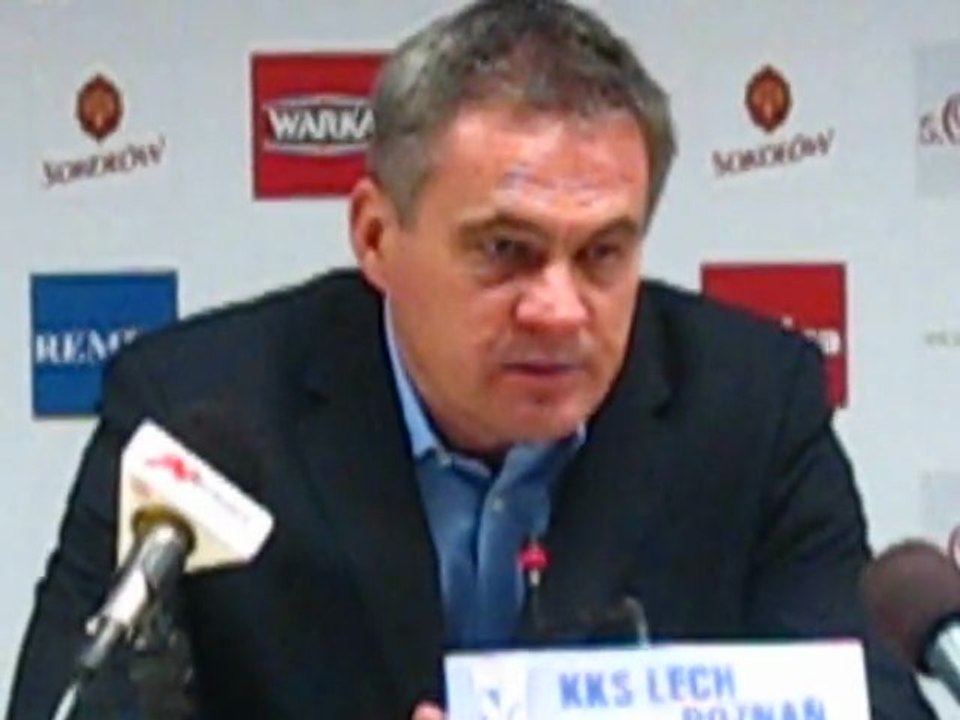 Trener Jacek Zieliński po meczu Lech - Legia 1:0 (3.04.2010)