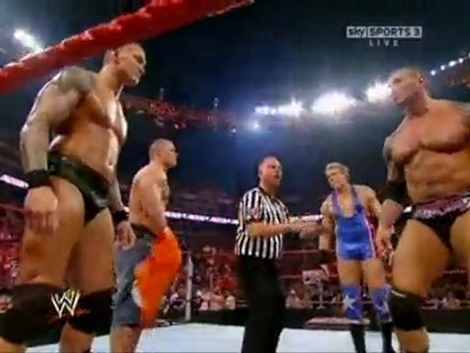John Cena & Randy Orton Vs Batista & Jack Swagger