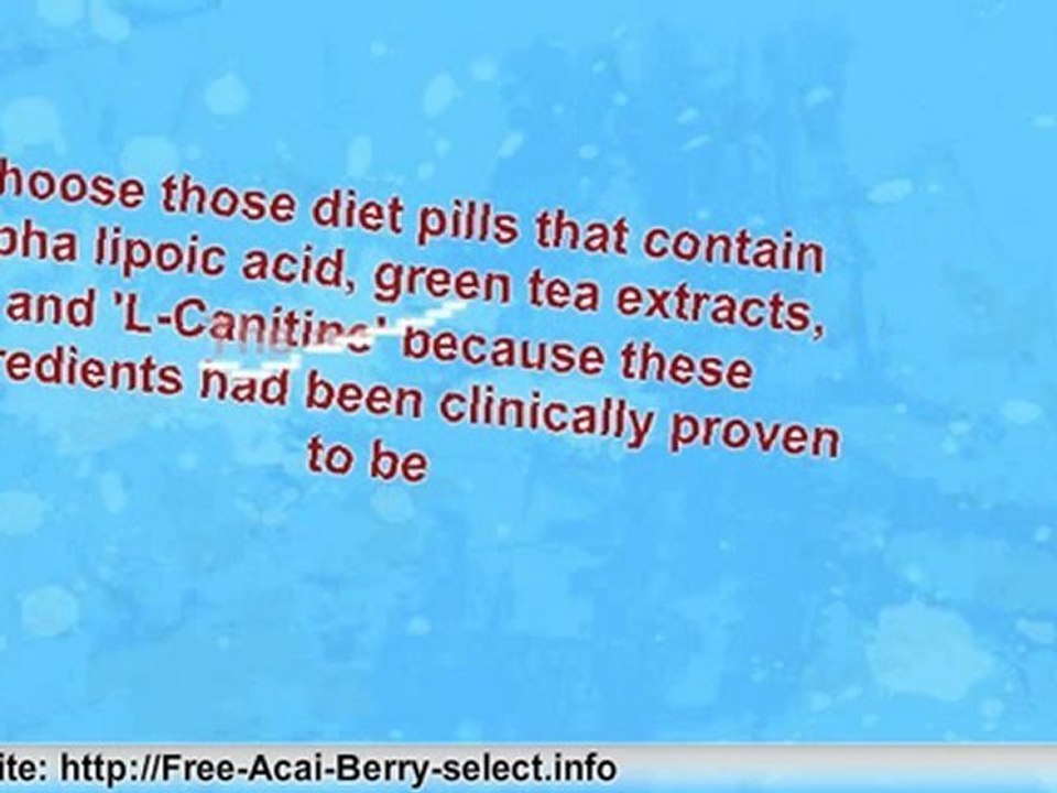 What Is the Best Diet Pill? Acai Berry Select