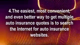 4 Ways to Get Multiple Auto Insurance Quotes