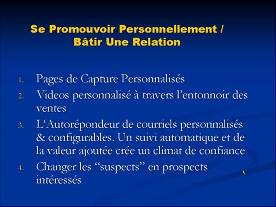 MLM Prospection - Présentation Video