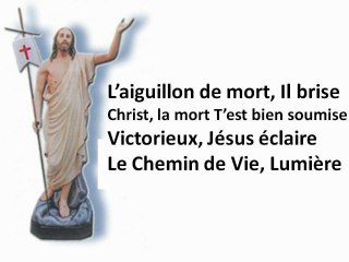 Christ Jésus Ressuscité...En vérité ressuscité