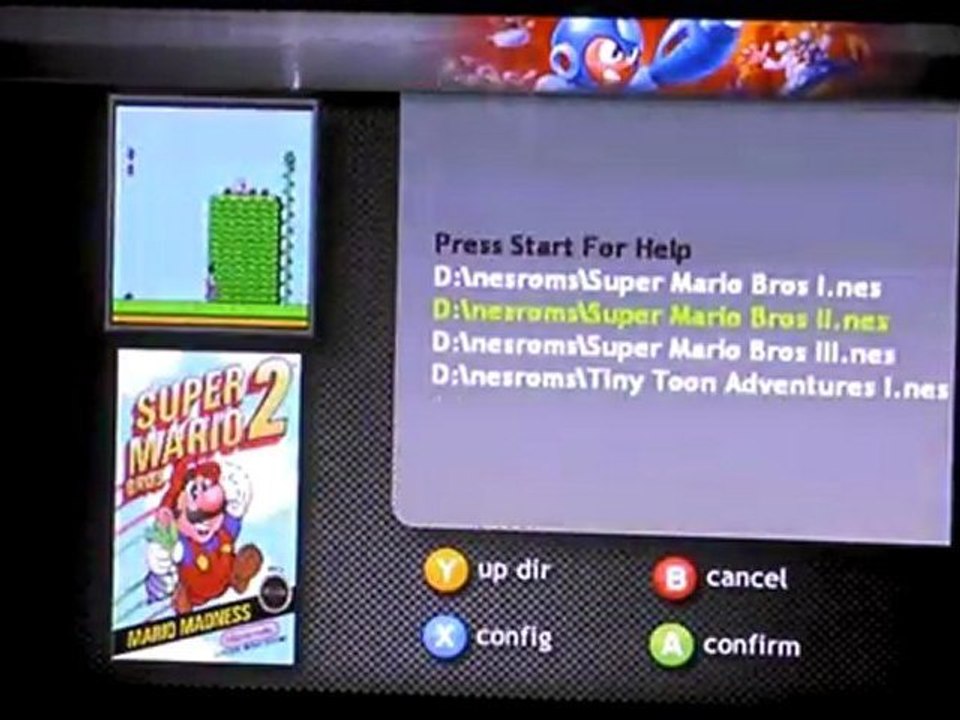 mednafen nes madmab édition sur xbox 360