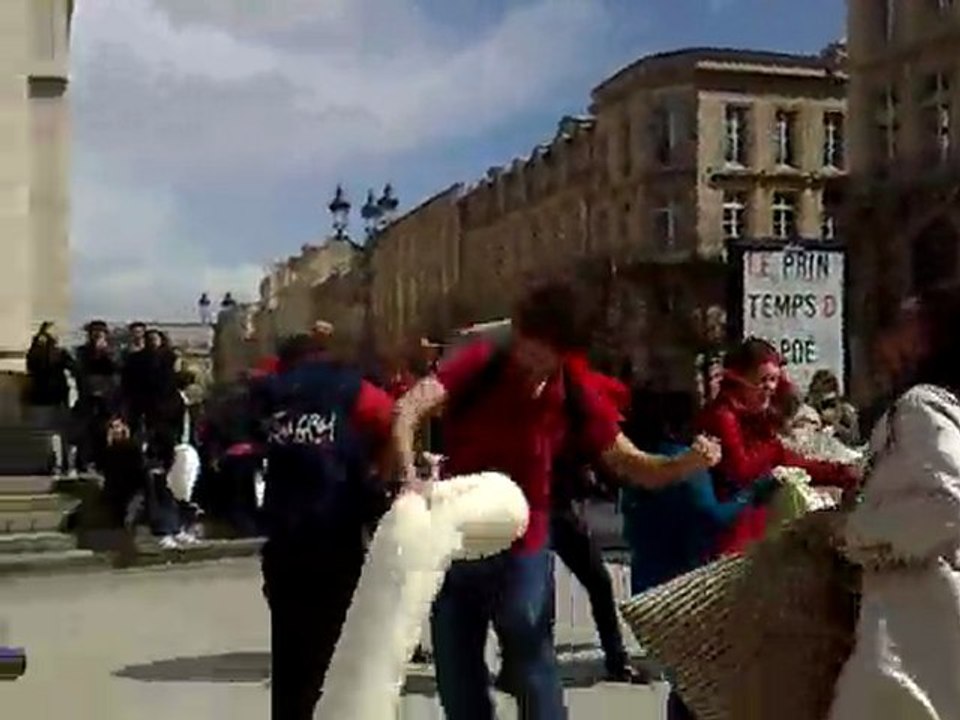 International pillow fight 2010 -- Bordeaux (2)
