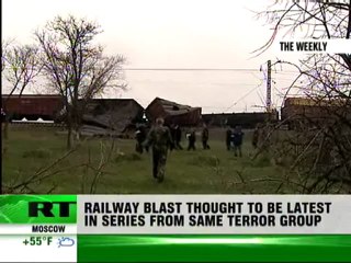 Wybuch na torach w Dagestanie