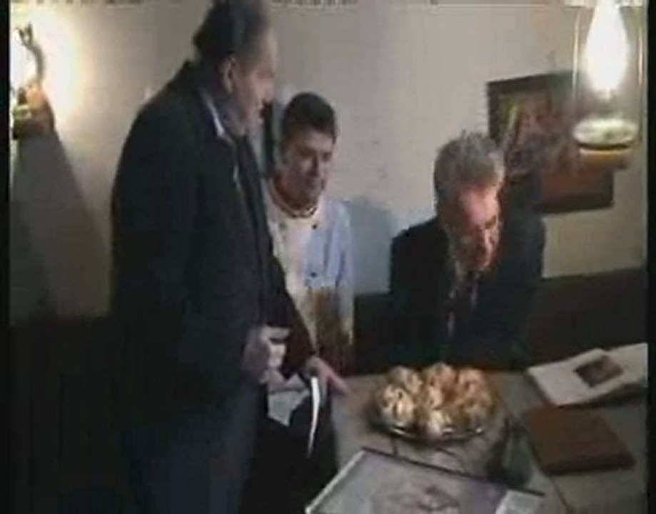 Der Herr BP Dr. Heinz Fischer bei der Fam. Piaty