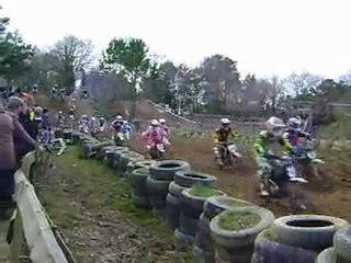 Départ 2éme manche pit bike Mohon 4 Avril 2010